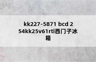 kk227-5871 bcd 254kk25v61rti西门子冰箱